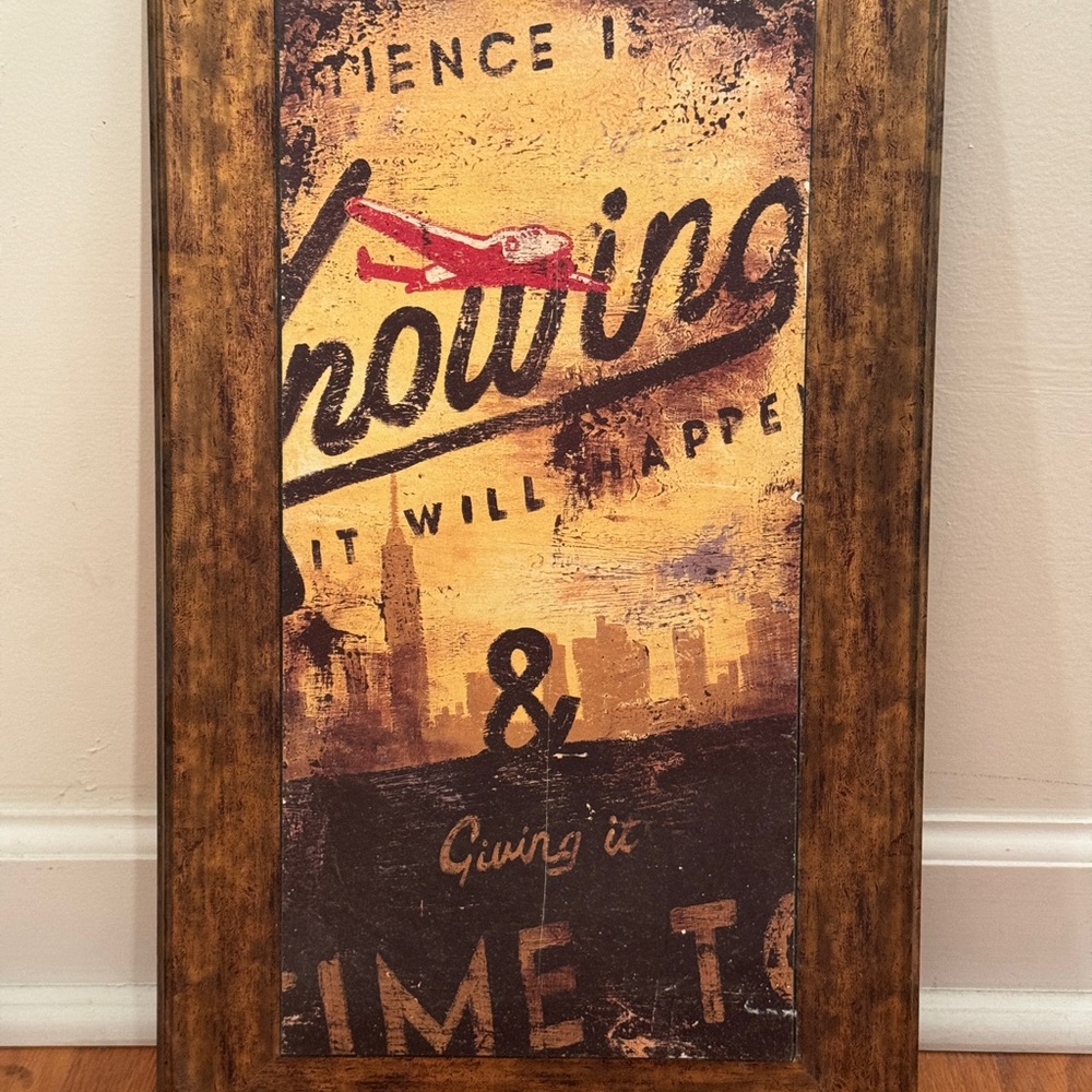 Vintage Rodney White Wall Art